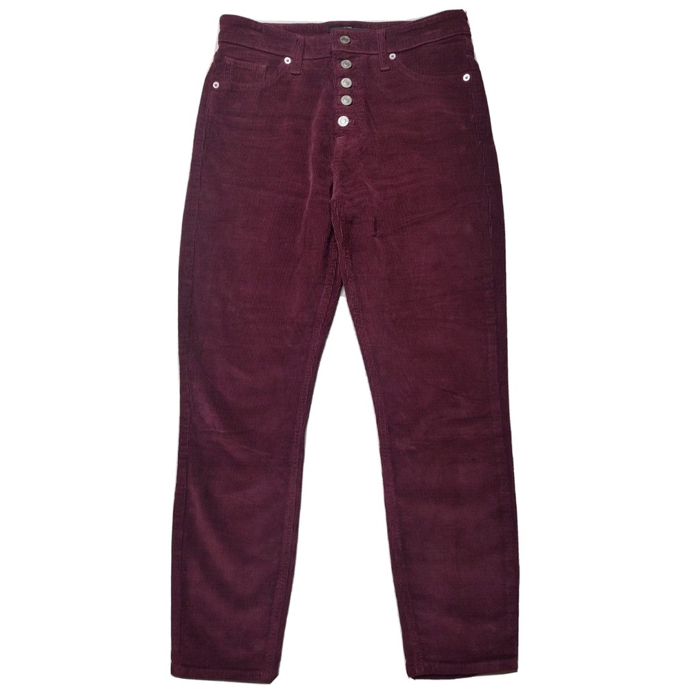 LUCKY BRAND CORDUROY BRIDGETTE SKINNY ANKLE Women Size 8/29 Port Royale Pants